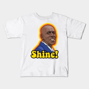 The Shining- Dick Hallorann "Shine!" - Retro sunburst Kids T-Shirt